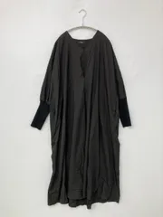 osmosis オズモーシス ワンピース ONE ブラック コットン ナイロン 無地 長袖 ロング・マキシ丈 タイト