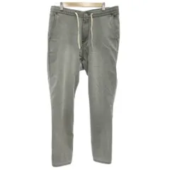 ランバンオンブルー LANVIN en Bleu ドロストパンツ 50 灰色 グレー フルレングス ジップフライ ゴムウエスト 無地 /SC ■ECA001のサムネイル