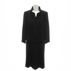 ソワールベニール SOIR BENIR ブラックフォーマル セットアップ ジャケット ロングワンピース 13 黒 ブラック /YJ ■ECA001