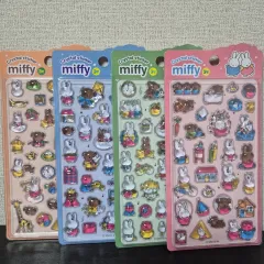 ミッフィークリスタルステッカー 4種セット ボンボンスステッカー