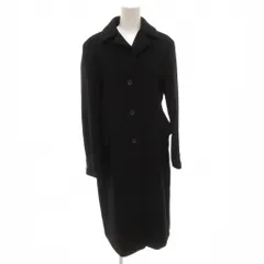 ジルサンダー JIL SANDER ヴィンテージ チェスターコート メルトンウール アンゴラ混 カシゴラ ドイツ製 ロング 38 黒 ブラック /FFのサムネイル