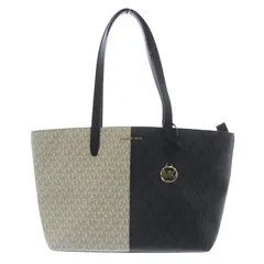 マイケルコース MICHAEL KORS 24AW JET SET TRAVEL トートバッグ ベージュ 黒