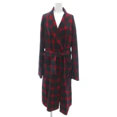 White Manhattan 美品 ロングジャケット シャツ 赤 レッド チェック柄 長袖 /NL ■GY60