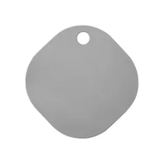 【人気商品】アンドエヌイー(&NE) カッティングボード nikii グレー 1枚 幅18.5cm×奥行き18.5cm×厚さ0.3cm まな板 日本製 食洗機対応 抗菌 小さい ミニまな板 丸 四角 フック付き おしゃれ NIK-178-GYのサムネイル