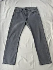 リーバイス 501 グレー デニム パンツ 33