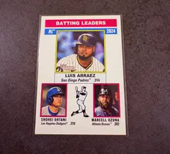 大谷翔平　Topps heritage 2025  BATTING LEADERS ドジャース　SHOHEI OHTANI