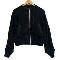 週末限定値下げ】 sacai サカイ ニットコンビブルゾン カーキ×ネイビー