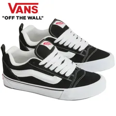 VANS KNU SKOOL スニーカー ニュースクール ブラック/トゥルーホワイト 黒 靴 VN0009QC6BT Black/TrueWhite バンズ