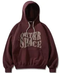 エズカトン スペース ヘビーコットン フーディー バーガンディ