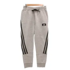 アディダス adidas 美品 スウェットパンツ S イージー スリーストライプス ロゴ グレー /AE ■ECF001