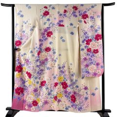 振袖 ラメ刺繍 金彩 銀通し 紋意匠 身丈160cm 撥水加工済 HKT078 