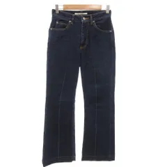 カリテ qualite ストレートデニムパンツ ジーンズ 36 ストレッチ インディゴブルー /GV ■GY43のサムネイル