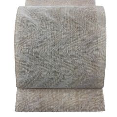 夏帯 名古屋帯 八寸 絽綴れ 銀糸 波 セミフォーマル sh0121 夏帯 名古屋帯 八寸 絽綴れ 銀糸 波 セミフォーマル sh0121 - メルカリ