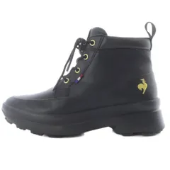 ルコックスポルティフ le coq sportif LCSメリベルブーツ ワークブーツ レザー ショート 24cm 黒