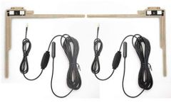 ドリームメーカー フルセグポータブルナビ用 フィルムアンテナ 2本セット MCXPコネクター（オス端子） [PNOP-ANF01]@ 2b2ddf3d