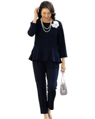 [アッドルージュ] セットアップ レディース パンツドレス おしゃれ スーツ パンツスーツ パンツ【t5308】@ c1451a20