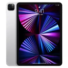 【中古】タブレット端末 iPad Pro 11インチ 第3世代 Wi-Fi+Cellularモデル 256GB[整備済製品](SIMフリー/シルバー) [FHW83J/A]