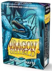 【中古】サプライ ドラゴンシールド マット ジャパニーズサイズ ペトロール(60枚入り)
