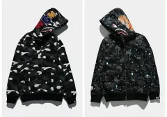 A BATHING APE アベイシングエイプ シャークフーデッド