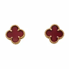 ヴァン・クリーフ＆アーペル(Van Cleef & Arpels) ヴァンクリーフ＆アーペル ピアス スウィート アルハンブラ 18KPG ピンクゴールド カーネリアン レッドレディースのサムネイル