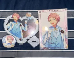 あんさんぶるスターズ！ 斎宮 宗 3周年 白スーツ ハート アークス + ポートレイト + 缶バッジ