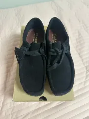 クラークス ワラビー ブラック uk9 43 サイズ