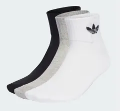 新品) adidas ソックス ミッドカット クルー 3足セット 240-260 未開封新品