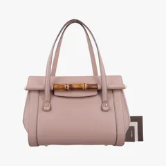 グッチGucciバンブーバレット ピンク レザー 338989 A015183682