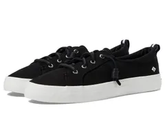 スペリー レディース シューズ スニーカー リネン Sperry Crest Vibe Washed Linen Black ブラックのサムネイル