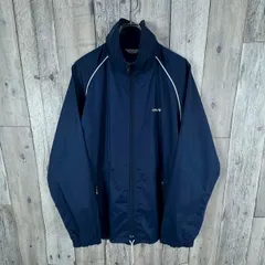 OLD adidas 90s アディダス ADS-256 ネイビー フルジップ ラグラン ナイロン ジャージ トラックジャケット