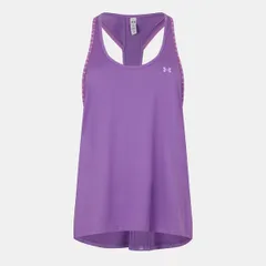 アンダーアーマー レディース トップス タンクトップ Under Armour Knockoutank Top Womens Purple Luxe パープルのサムネイル