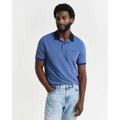 ガント メンズ トップス ポロシャツ オックスフォード Gant 4Colour Oxford Piqu Polo Shirt Blue ブルーのサムネイル