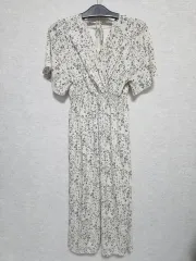 小花柄ロングワンピース