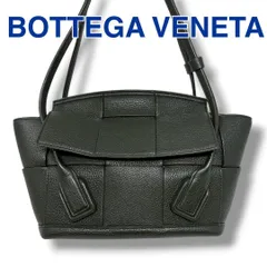 ボッテガヴェネタ ハンドバッグ スモールザ・アルコ ダークカーキ ブランド 美品 Bottega Veneta ユニセックス ゴールド金具 外ポケット：なし レザー トートバッグ 肩掛け カバン メンズ レディース 男女兼用 イタリア製
