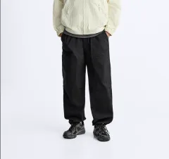 (30代前後) メンズ ザラ 밴딩 カーゴ ジョガー パンツ パラシュート スラックス ズボン