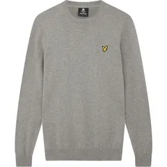 ライルアンドスコット メンズ アウター ニット・セーター ニット Lyle and Scott Lyle MerinoCrew Knit Sn00 Mid Grey T28 グレーのサムネイル