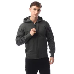 シーピーカンパニー メンズ アウター パーカー・スウェット フリース CP Company Diagonal Raised Fleece Lens FullZip Hoodie Grey グレー
