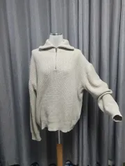 キーミュウラ ハーフジップアップ ニット