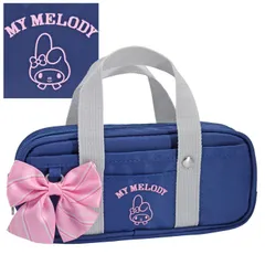 【マイメロディ CR129322】 ペンケース 筆箱 女の子 サンリオ スクールバッグ ペンポーチ 大容量 おしゃれ かわいい 小学生 中学生 高校生 女子 キッズ 子供 こども キティ スクバ リボン ポーチ キャラクター
