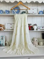 (COLZA) シャーリング ロング ONE PIECE