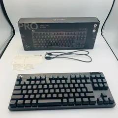 Logicool G ラピッドトリガー PRO X TKL RAPID ゲーミングキーボード アクチュエーションポイント 日本語配列 有線 テンキーレス  ゲーミング キーボード メカニカルキーボード PC ブラックG-PKB-TKL-RTBKd