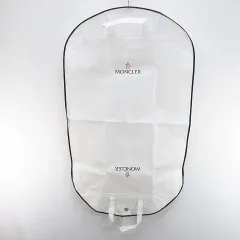 モンクレール MONCLER ガーメントカバー ブランドロゴ 洋服入れ 白系 ホワイト 小物