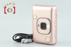 【中古】FUJIFILM 富士フイルム instax mini LiPlay ブラッシュゴールド