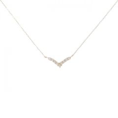 スタージュエリー WISHBONE V プラチナ950 ダイヤモンド ネックレス 