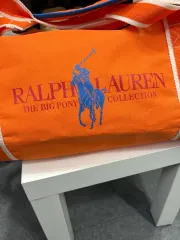 ポロ ラルフローレン ビックポニー オレンジ トートバッグ レア実物