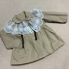 ベビー服 女の子服 幼児服 キッズ服 トレンチコート ジャケット アウター 90サイズ