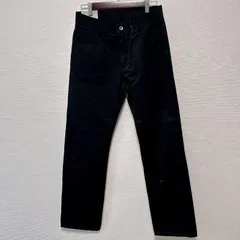 新品未使用 タグ付き OLD UNIQLO★(^w^)b UNIQLO ユニクロ ストレートデニム ジーンズ オールシーズン  ボタンフライ ポケット付き タウンユース ヴィンテージ カジュアル ジーパン ブラック 黒 メンズ サイズ 31 OM11744HG