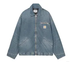 Carhartt WIP OG デトロイト ジャケット ブルー グラインドウォッシュ