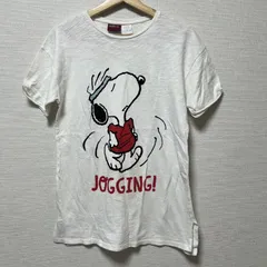 (^w^)b ZARA KIDS ザラキッズ Tシャツ スヌーピー カットソー JOGGING! デイリーユース クルーネック 白 ホワイト 赤 レッド 黒 ブラック 水色 ブルー レディース サイズ FREE SIZE OM11767HGのサムネイル
