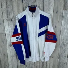 OLD STARTER 90s スターター 日本製 USA アメリカ代表 フルジップ ジャージ トラックジャケット メンズ L サイズのサムネイル